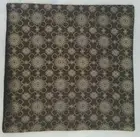 Cushion Cover: Geometric Gold and Brown Cushion (pillow inserts not included)