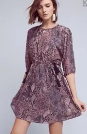 NWT $158.00 Anthropologie Zharah Peasant Dress By Floreat Sz. Medium