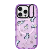 iPhone 16 Pro Impact Ring Stand Case MagSafe Compatible Kitten