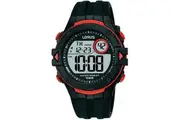 Lorus R2323PX9 Grey Dial Black Silicone Unisex Watch