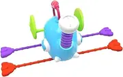 Elephant Pull Along Toy | Colorful Travel Pull String Toy,Portable Child Travel Games, Preschool Educational Activity for Home, School