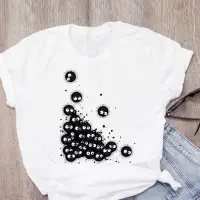 在飛比找蝦皮購物優惠-可愛的龍貓tT恤女原宿休閒短袖T恤女孩夏季T恤上衣日本動漫T