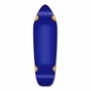 Yocaher Mini Cruiser Blank Deck - Stained Blue (DECK ONLY)