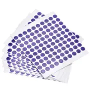 Round Number Stickers, 10mm Dia Number 1-100 Coated Paper Label 15 Sheets Purple