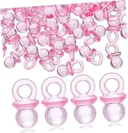 BESPORTBLE 100Pcs Mini Acrylic Pacifiers for Shower Decorations Safe and Smooth Shower Favors for Newborns and Birthday Celebrations Versatile Use for Games and Decor