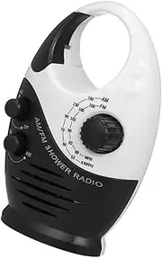 Portable Shower Radio System Emergency Sound Device with Volume for Bathroom and Outdoor Use Durable Water Resistant Design for Audio
