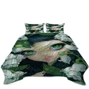 Poisonous Beauties Lily of the Valley and Girl Coverlet