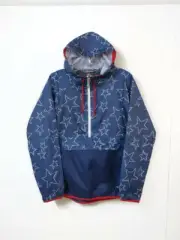 Eddie Bauer WM SM NWT Blue Windbreaker Stars Momentum UPF 50 Anorak Dust Dingo