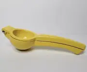 Yellow Metal Heavy Duty Lemon/ Lime 2 In One Citrus Squeezer, Easy To Clean New