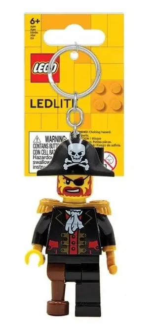 【LEGO 樂高】磚星球〡 樂高海盜船長 LED 鑰匙圈