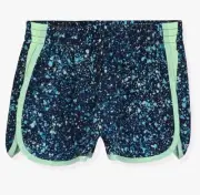 Champion - Girls' Running Shorts Size Medium Multicolor Blue TSS05C Activewear