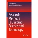 RESEARCH METHODS IN BUILDING SCIENCE AND TECHNOLOGY