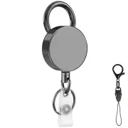 Heavy Duty Metal Retractable Badge Reels, ID Badge Holder with Belt Clip Key ...