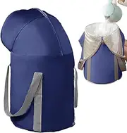 Portable Foot Bath - Foot Wash Bag Foot Bath Basin with Knee Cover - Pedicure Foot Spa Tub Bag, Portable Foot Bucket for Travel, Outdoor, Laundry Use