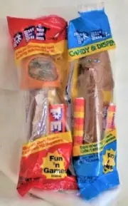PEZ STAR WARS WOOKIE EWOK CHEWBACCA WICKET SET FACTORY PACKAGED