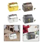 Decorative Vintage Chest Box Props for Kids Prizes Children Practical Gifts