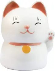 Mini White Ceramic Piggy Bank - Small Cute Coin Money Savings Bank, Perfect Uniq