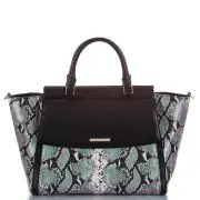 RARE $445 NWT BRAHMIN TAYLOR MOONSCAPE WILLOUGHBY SATCHEL