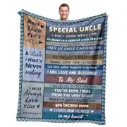 Blanket 60"x50", Gifts for Uncle, Best Uncle Gift from 50" x 60" Uncle Gifts