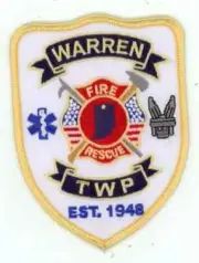 INDIANA IN WARREN TOWNSHIP FIRE RESCUE NICE SHOULDER PATCH POLICE SHERIFF