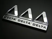 DELTA DELTA DELTA CAR EMBLEM STICKER LOGO DECAL Fraternity & Sorority EMBLEMS