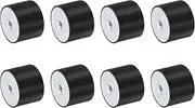 uxcell 8Pcs 40 x 30mm M8 Thread Female Rubber Mounts, Vibration Isolators, Replaces Anti Vibration Pads Flat Silent Block Base Block
