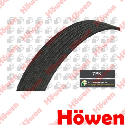 Fits Renault Clio 2005- 1.1 1.2 V Ribbed Drive Belt Howen 8200830184