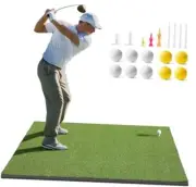 Golf Mat, 5x4ft & 5x5ft Golf Hitting Mats Practice 5'x4' Standard-21mm Thick