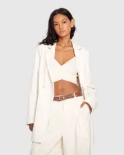 [Belle & Bloom] Make it Mine Blazer - Cream