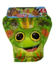 Zing Wave-A-Bubbles Pack of 2 Gloves Hours Of Bubble Fun! Frog Gloves