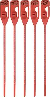 [Balanzza] Korjo TamperTell Luggage Security Seals, Perfect for Travel, Includes 20 Seals.