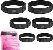 [BeltBro] For Women No Buckle Elastic Belt — 3 Pack (S, M, L) — Fits 1 Inch Belt Loops, Easy To Use