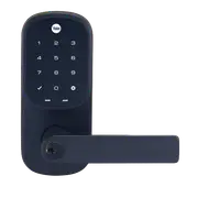 Yale Assure Lever Keyed Lock with Yale Home (Matte Black)