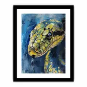 Cobra Snake Framed print Art Poster