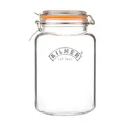 Kilner Square Clip Top Jar 3L