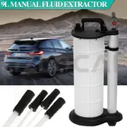 9L Waste Oil Fluid Manual Extractor Pump Suction Vacuum Fuel Car Boat Transfer
