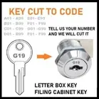 For Sandleford Letterbox, Mailbox Letter Box Lock Key Key -Made To Code Number