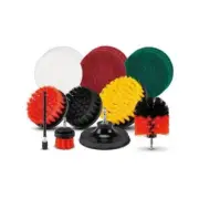 Ozito 16 Piece Drill Brush Set Quick Release Extension Bit Included
