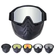 Protective Safety Goggles with Detachable Mask Eye Face Protection PPE Glasses