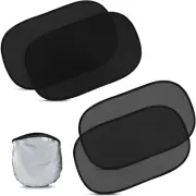 4 Pack UV Protection Car Side Window Shades Blocker Cover for Baby (Mixed, 20"X1