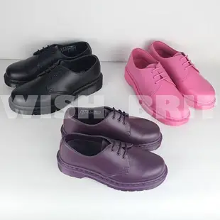 【WISH BRIT】全新正品 Dr.Martens 1461 3孔 低筒 全紫色 糖果 硬皮 馬汀靴