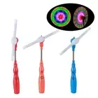 Led Glowing Windmill Toy Flashing Light Up LED Spinning Music Windmill Kids Toy