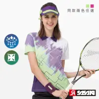 在飛比找momo購物網優惠-【SASAKI】透氣吸濕排汗網球短袖上衣 女 兩色任選