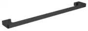 Raymor EDGE-II SINGLE TOWEL RAIL Square Edge, Brass MATTE BLACK- 635mm Or 785mm