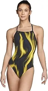 Endurance+ Vapor Flame Female Crossback-Speedo Yellow (Size 28/Grls 12)