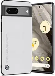 Puxssul for Google Pixel 7 case, Soft TPU Artificial Leather case,Extremely Light Ultra-Light Camera Protection Leather Cover Case for Google Pixel 7. (White)