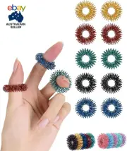 - Spiky Sensory Rings, 10 Pack, Stress Relief Fidget Sensory Toys, Fidget Rings,