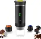 Portable Espresso Machine, Camping Coffee Maker with 5 Mins Self-Heating, 20Bar