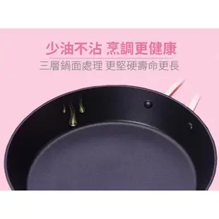 【美國MotherGoose 鵝媽媽】FancyPan 粉品IH導磁不沾鍋平底鍋20cm