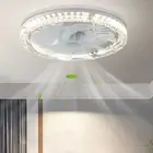 Socket Fan Light E27 LED Ceiling Fan Wireless Ceiling Fans with Built-in Lamp